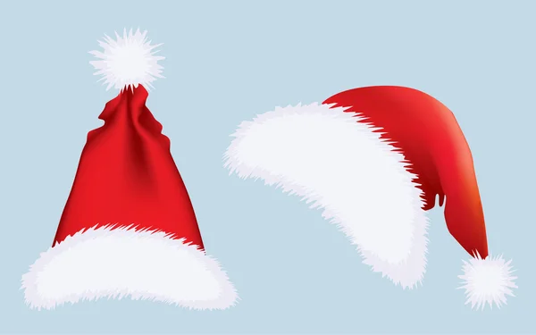 Boże Narodzenie Santa kapelusze — Zdjęcie stockowe