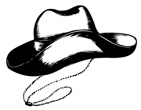 Chapeau de cow-boy — Image vectorielle