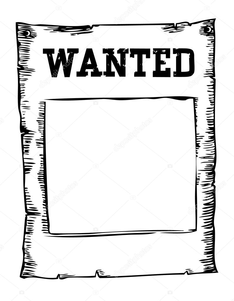 Wanted paper background
