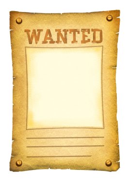 Wanted background clipart