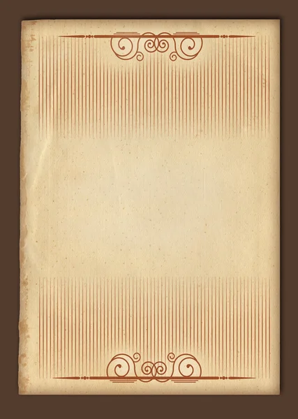 Altes Papier texture.antique Hintergrund scroll für Text auf weiß — Stockfoto