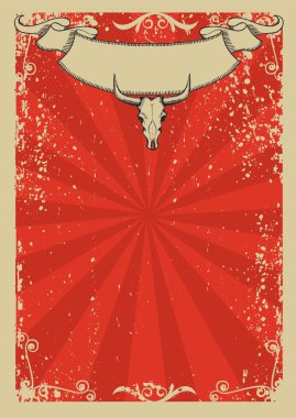 grunge geçmişi olan Batı poster.vector grafik görüntüsü