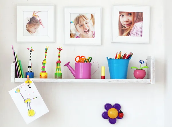 Kids shelf — Stock Photo, Image