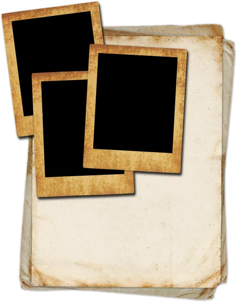 Projeto de papel Grunge para informações em estilo de reserva de sucata — Fotografia de Stock