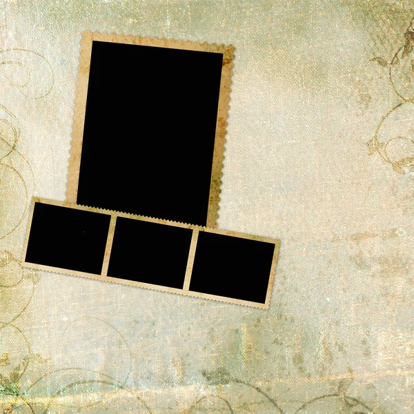Винтажный фон с рамками — стоковое фото