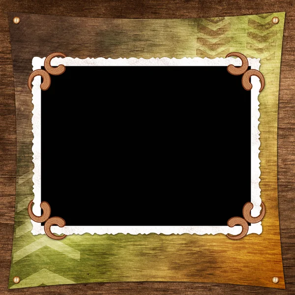 Rahmen für Foto oder Einladung — Stockfoto