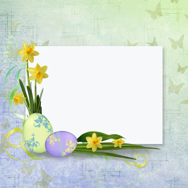 부활절 카드 봄 — 스톡 사진