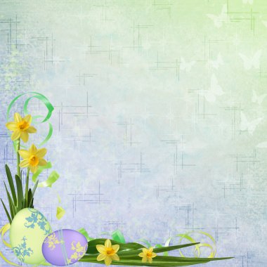 Spring or Easter background clipart