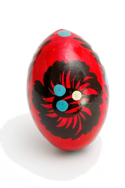 Orosz húsvéti tojás, fehér háttér — Stock Fotó