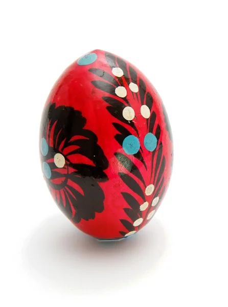 Russian easter egg on white background — Stock Photo, Image