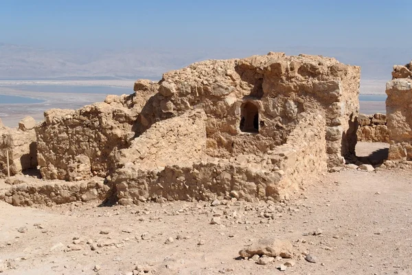 Rovine dell'antica chiesa Masada fortezza — Foto Stock