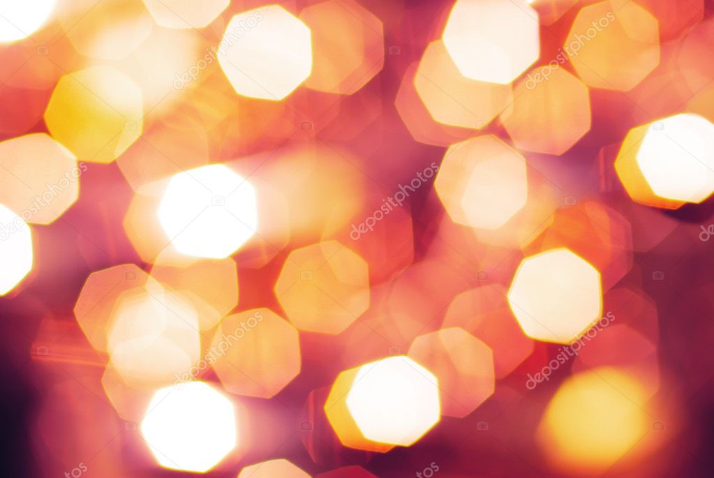 Pink and red bokeh