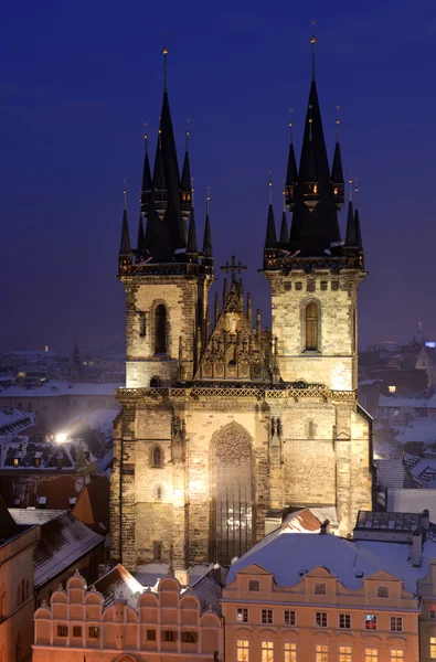 Velha catedral em Praga. Virgem Maria — Fotografia de Stock