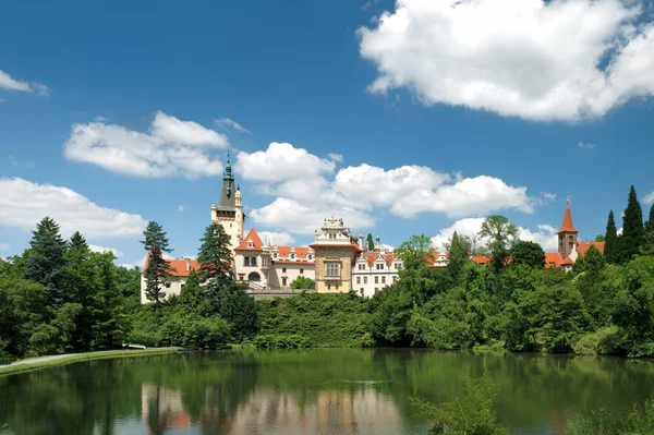 Zamek Pruhonice Republika Czeska — Zdjęcie stockowe