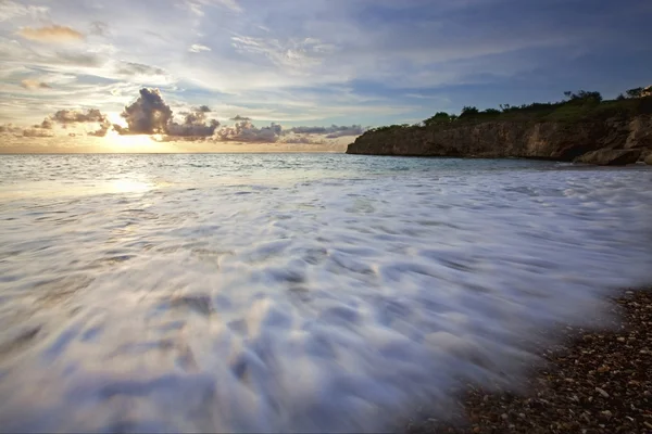 キュラソー島の夕日 — ストック写真