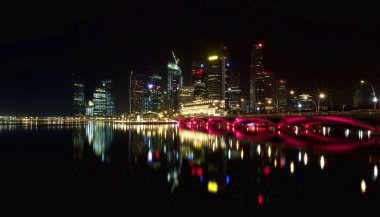 Singapore skyline clipart