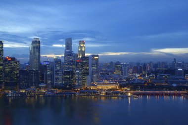 Singapur manzarası