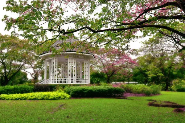 Botaniska trädgården musikpaviljongen — Stockfoto