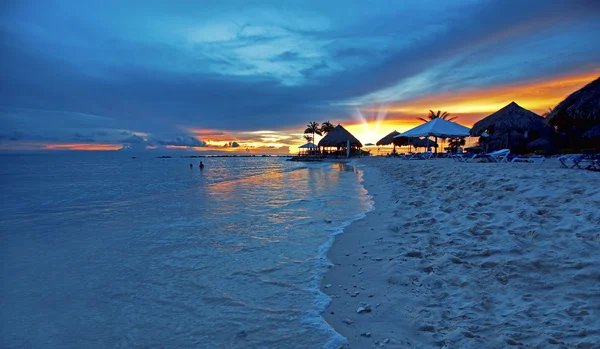 Sunset on Curacao — Stock Photo, Image