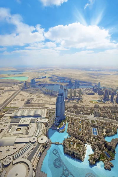 Dubai weergave — Stockfoto