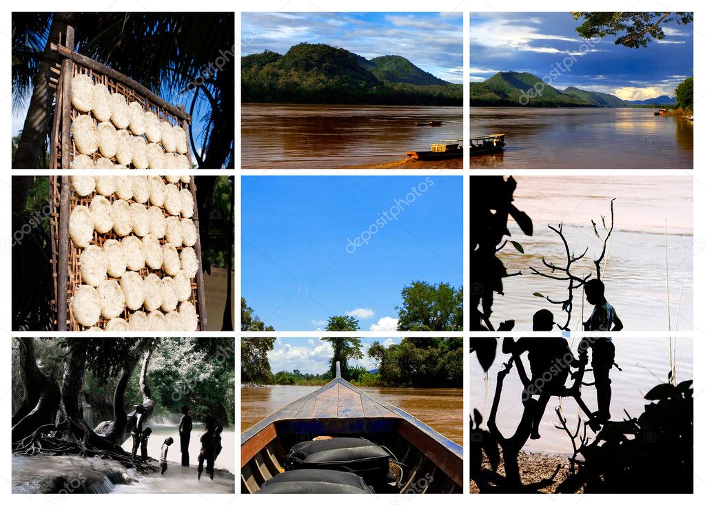Collage from Laos