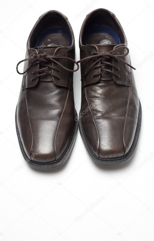 Used brown shoes