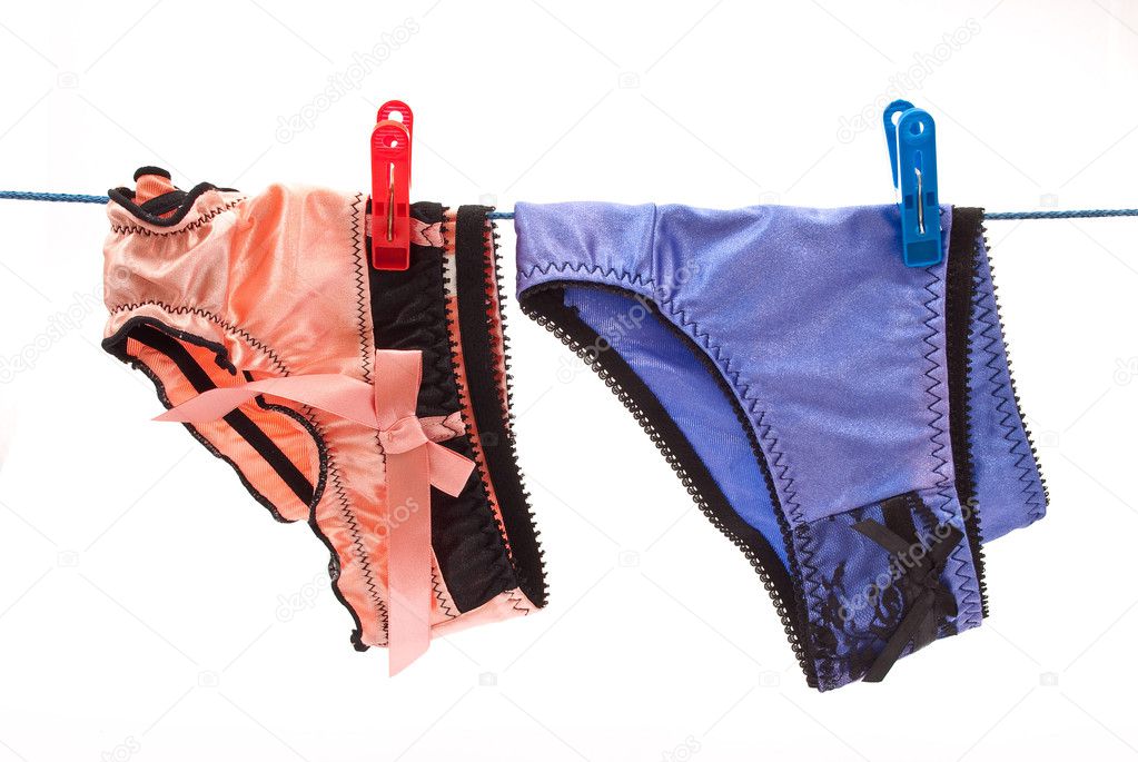 Women panties on rope — Stock Photo © Alexan66 4666970