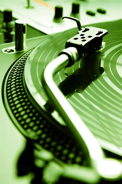 Needle on the vinyl record — Stock Photo, Image