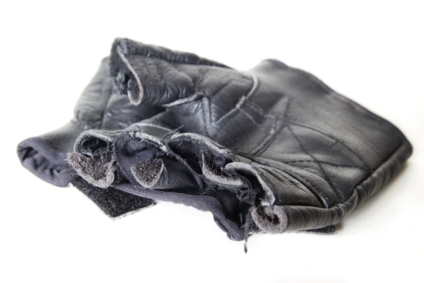 Old sporting gloves isolated — Stock Photo, Image