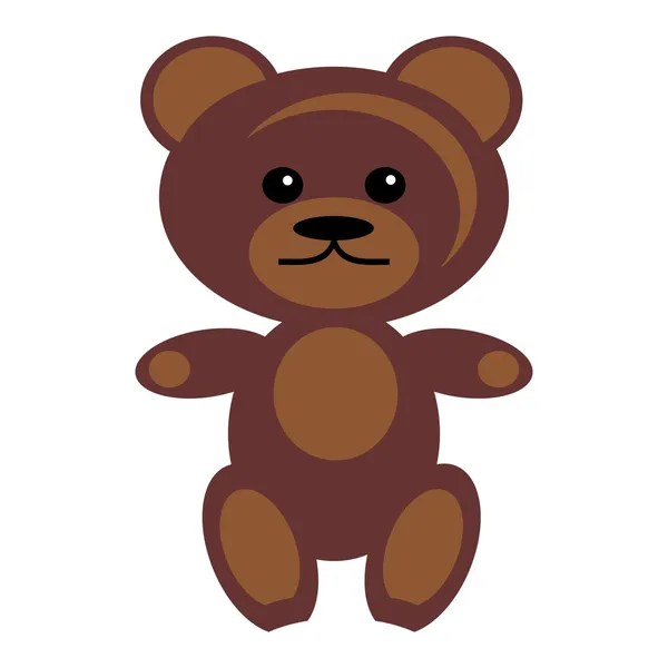 Приємний плюшевий ведмедик — стоковий вектор