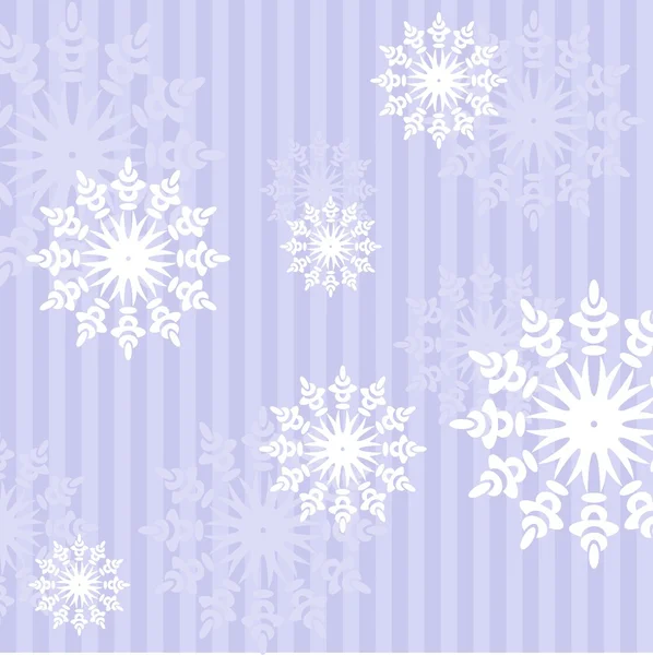 无缝隙的雪片背景 — 图库矢量图片