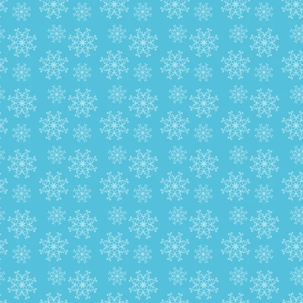 Sömlös bakgrund med snöflingor — Stock vektor