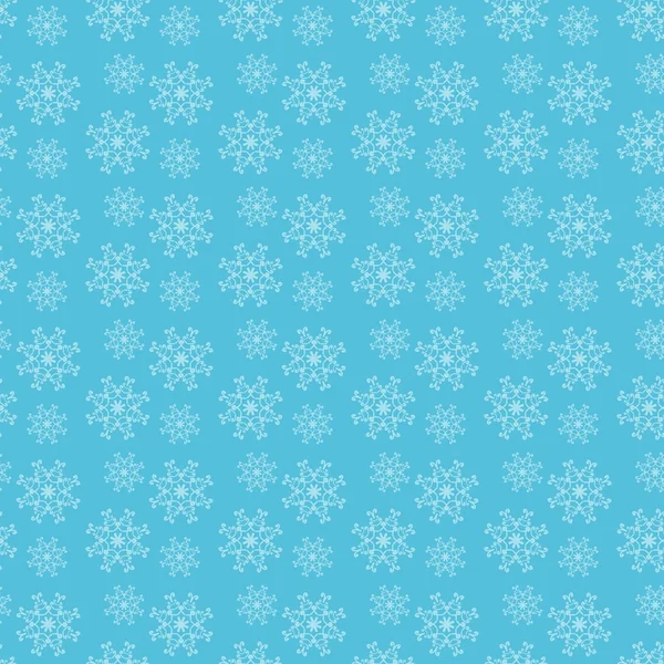 Fondo sin costuras con copos de nieve — Vector de stock