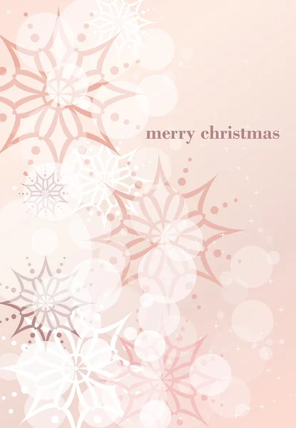 粉红色的圣诞背景 — 图库矢量图片