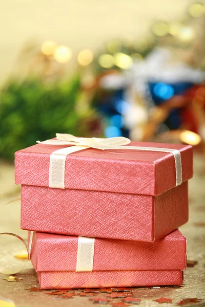 Caja de regalo de Navidad —  Fotos de Stock