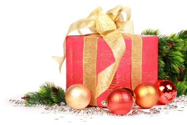 Christmas or new year's gift clipart