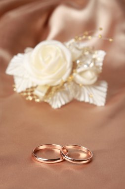 Wedding rings clipart