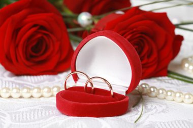 Wedding rings clipart