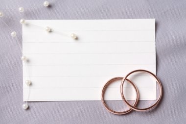 Wedding rings clipart