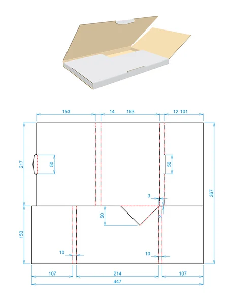 Paper folder — Stock Vector