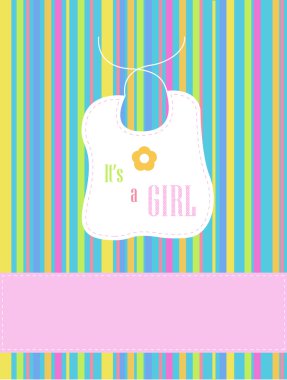 It'a a girl clipart