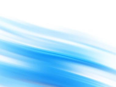 Blue flowing lines clipart
