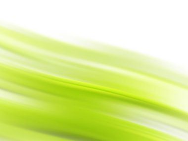 Green flowing lines clipart