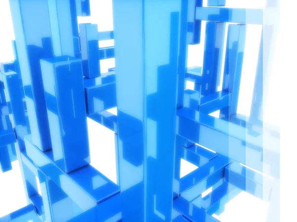 Abstraktní modrá struktura — Stock fotografie
