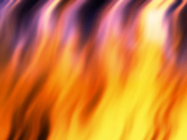 Abstrakter Hintergrund Mit Feuer Auf Schwarz — Stockfoto
