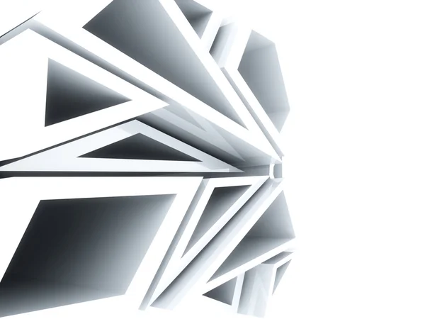 抽象运动几何背景与白色三角形 — 图库照片