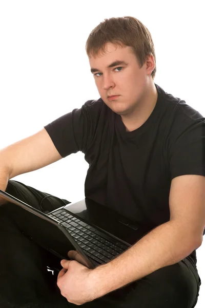 Man With Laptop — Stock Photo, Image