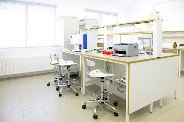 现代室内装饰的研究中心生物 Laboratoratory — 图库照片
