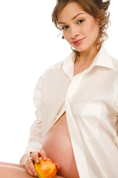 Terhes nő Stock Fotó