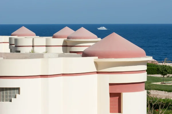 stock image Architecture on red sea coastline